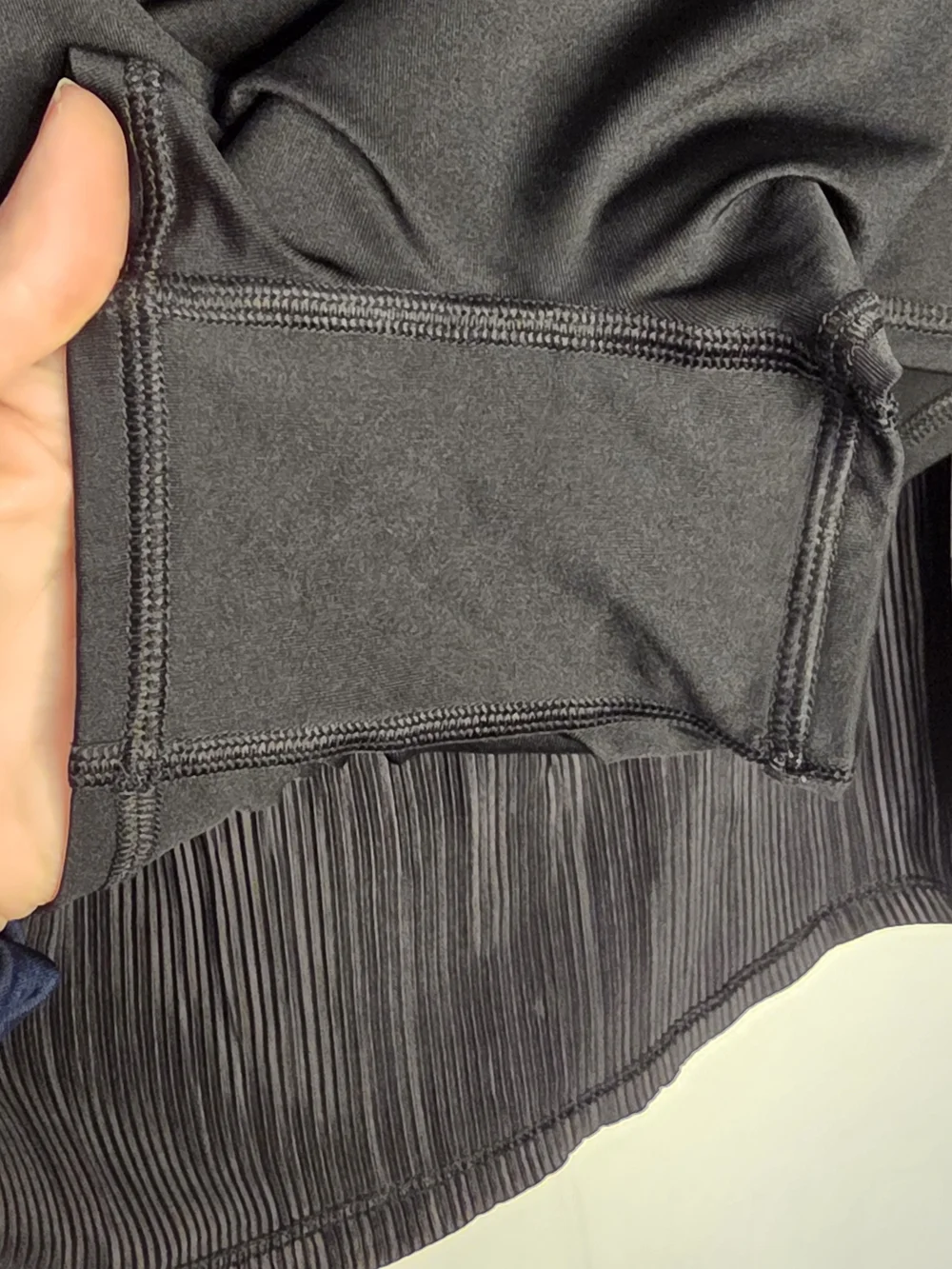 Alo Micro Plisse Lined Tennis Skirt L EUC